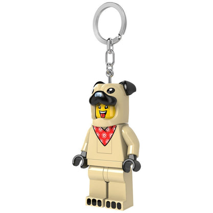 LEGO Iconic - Pug LED Keychain Light — Minifigure Key Light Torch