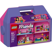 LEGO Friends creative suitcase with toy set on a white background