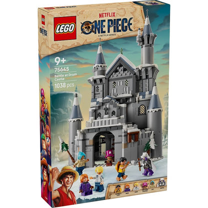 LEGO One Piece Battle at Drum Castle set packaging on a white background