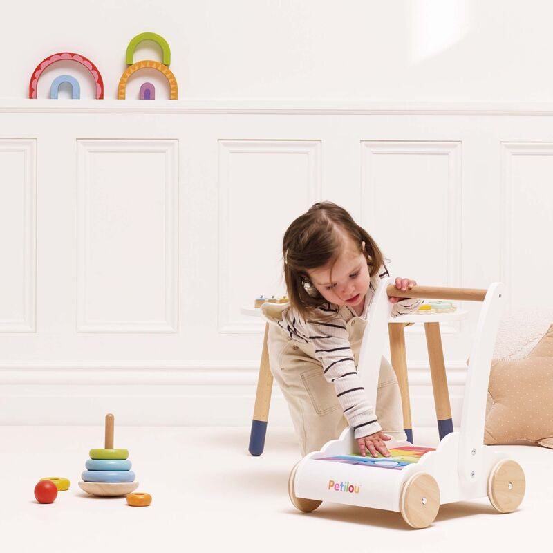 Le Toy Van Petilou Rainbow Baby Walker & Puzzle