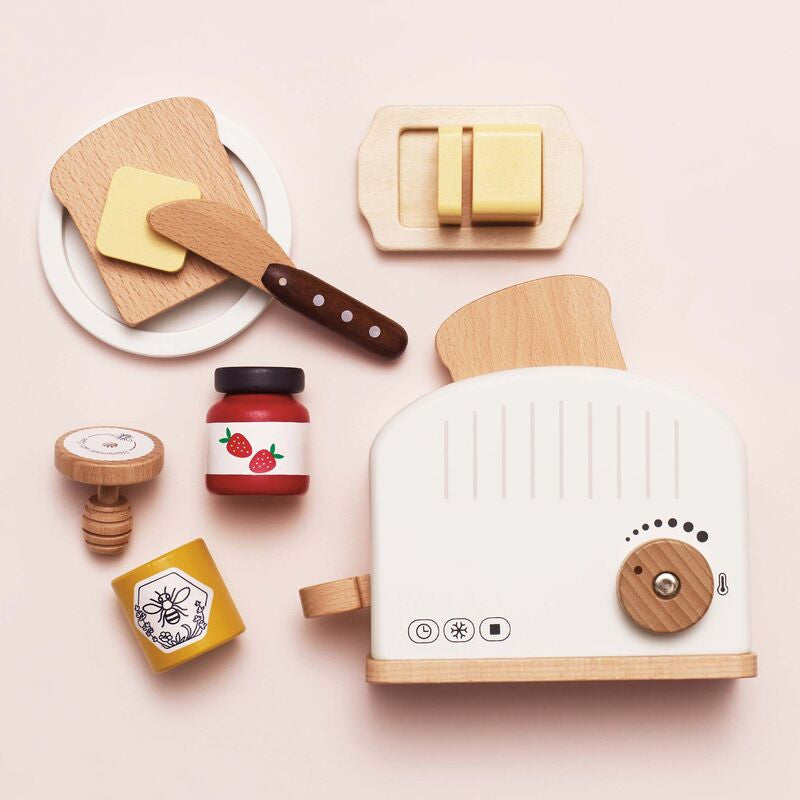 Le Toy Van - Honeybake Toaster Set - White