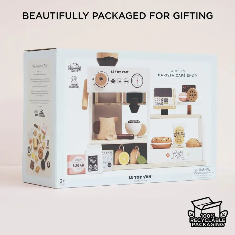 Le Toy Van - Wooden Barista Cafe Shop