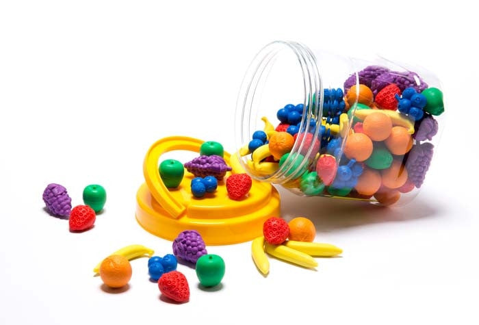 Educational Colours -  Fruit Counters Jar Of 108