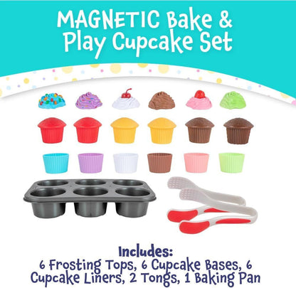 Popular Playthings - Magnetic Bake & Play Cupcake Set