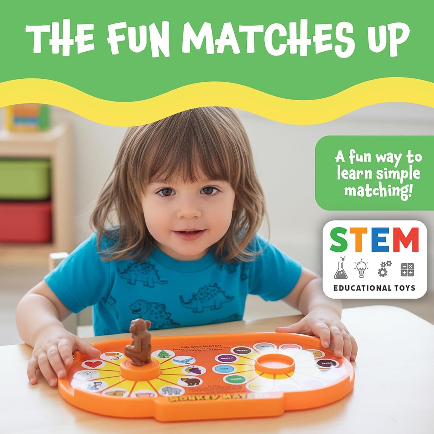 Popular Playthings Monkey Match – Educational Matching Game