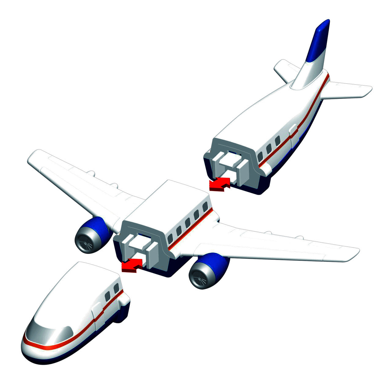 Popular Playthings - Micro Mix or Match - Aircraft Deluxe Set 1