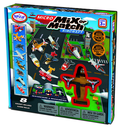 Popular Playthings - Micro Mix or Match - Aircraft Deluxe Set 1