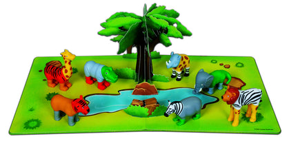 Popular Playthings - Mini Magnetic Mix or Match - Jungle Animals
