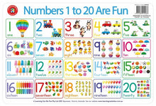 Numbers 1-20 Are Fun Placemat