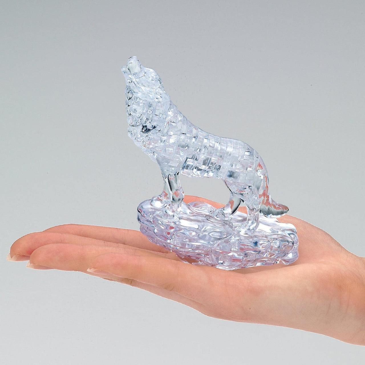 Crystal Puzzle 3D - Clear Wolf