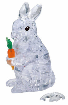 Crystal Puzzle 3D - Clear Rabbit 48 piece