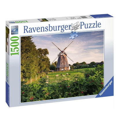 Ravensburger 1500pc - Windmill on the Baltic Sea Puzzle