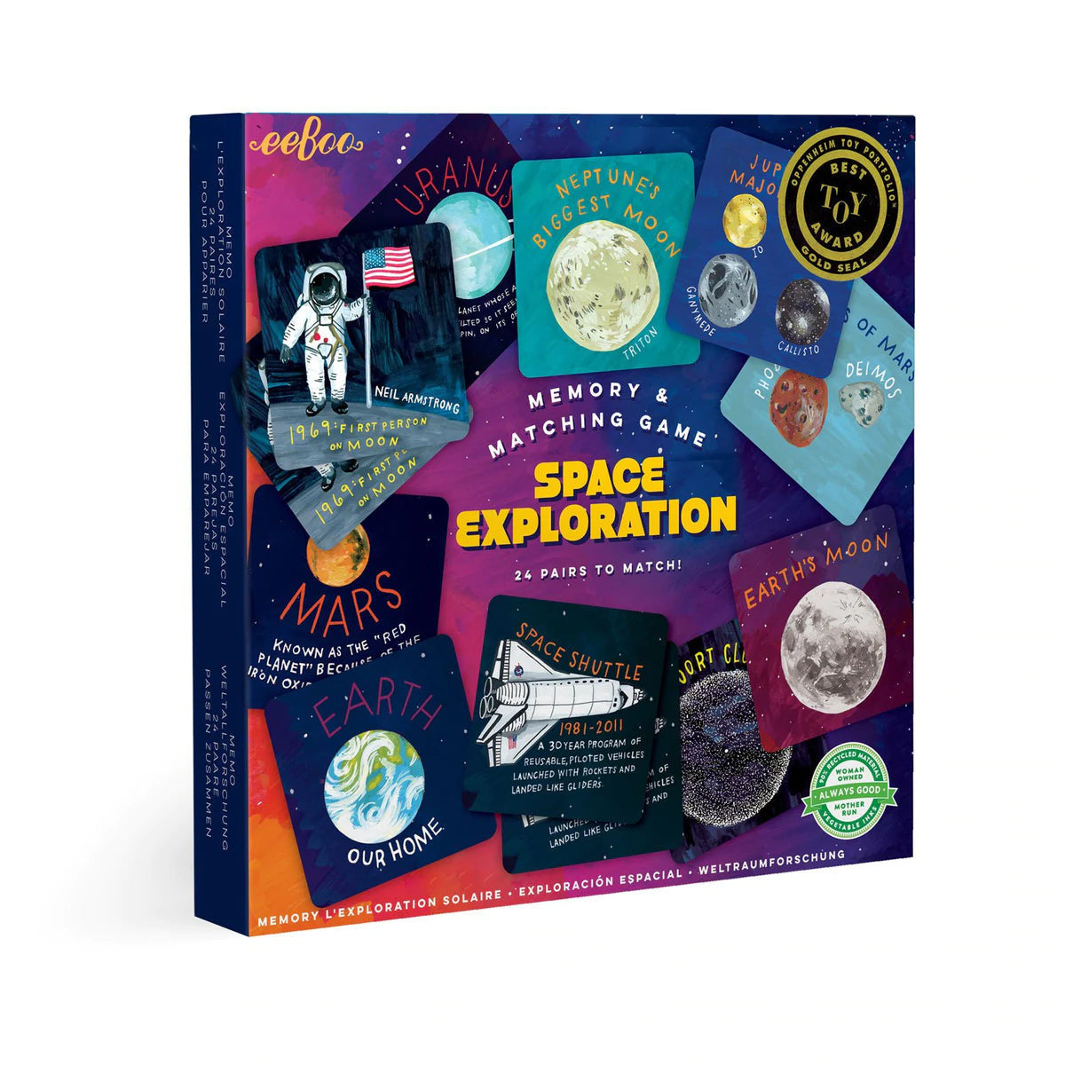 eeBoo - Memory & Matching Game - Space Exploration