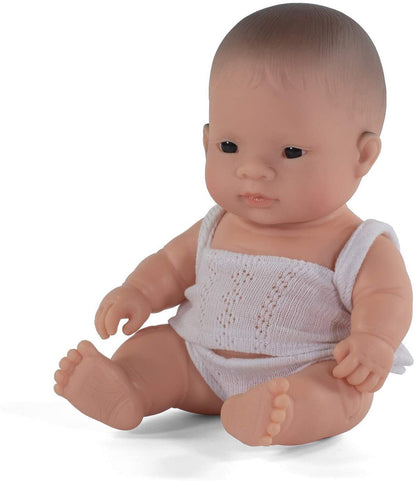 Miniland Doll 21cm - Asian Boy Baby Doll