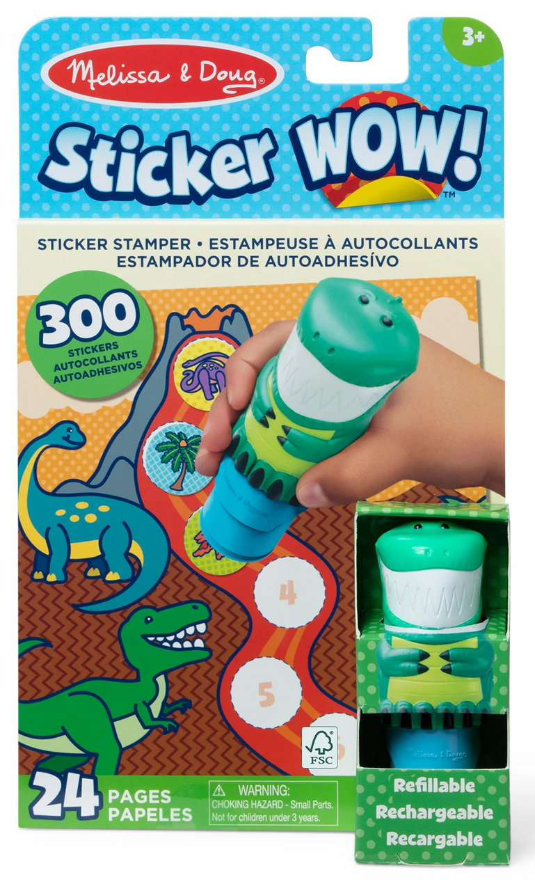 Melissa & Doug - Sticker WOW! Activity Pad Set - Dinosaur