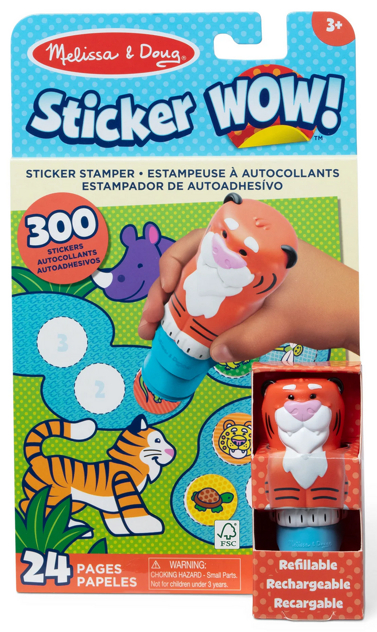 Melissa & Doug - Sticker WOW! Activity Pad Set - Tiger