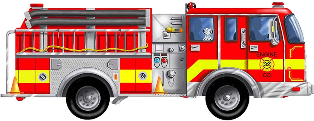 Melissa & Doug- Giant Fire Truck Floor Puzzle 24pc