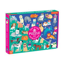 Mudpuppy - 100pc Double-Sided Puzzle - Cats & Dogs