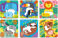 Mudpuppy - I love you 6 Match-Up Puzzles - Jungle Babies