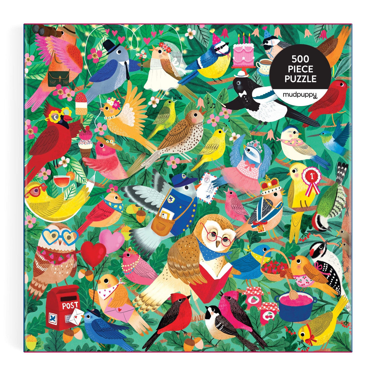 Mudpuppy 500pc - Birding Around Puzzle