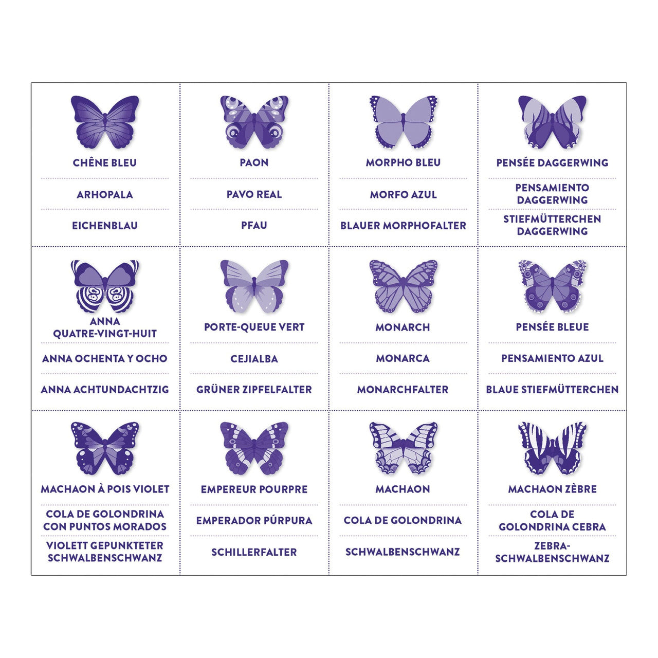 Mudpuppy - Shaped Memory Match - Butterflies