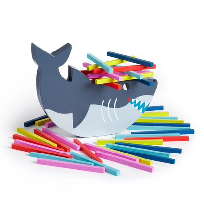 Mudpuppy - Shark Stack-Up! Balancing Game