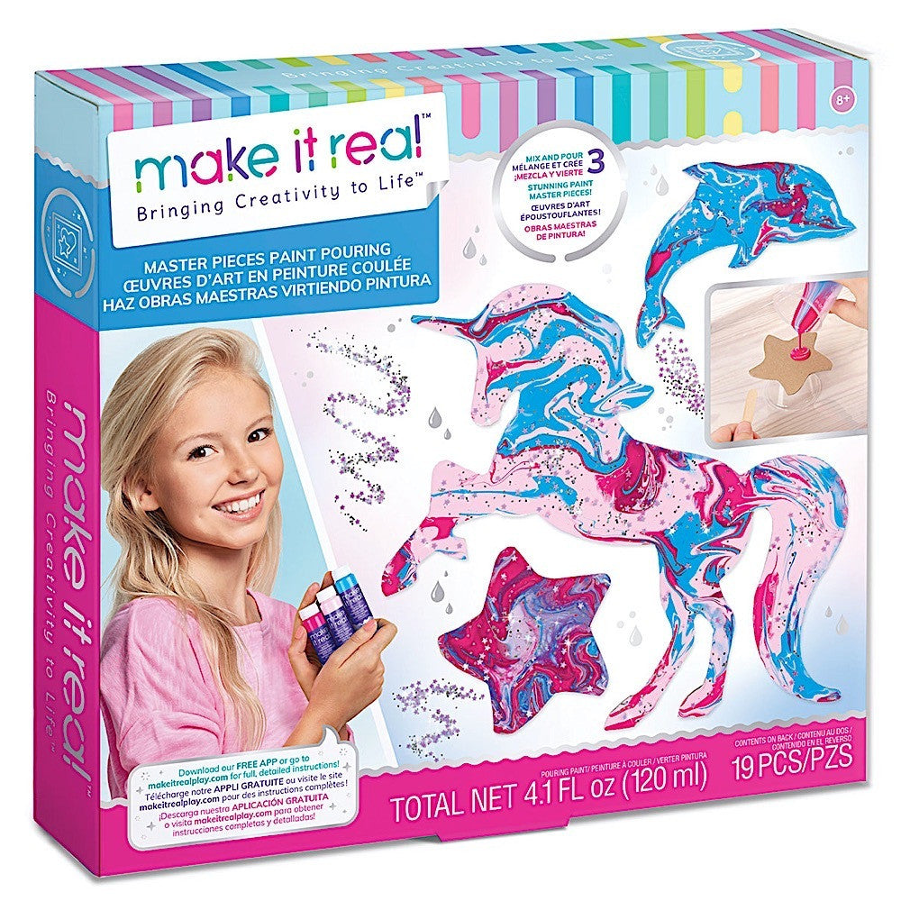 Make It Real - Master Pieces Paint Pouring