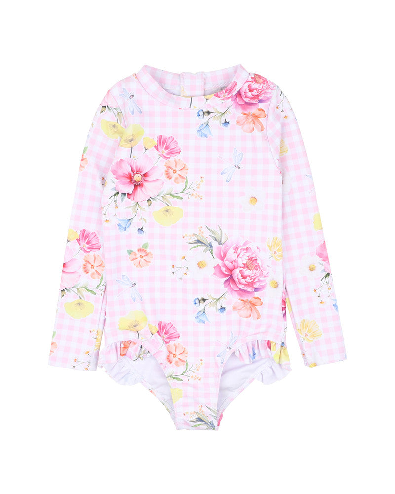 Minihaha - Connie Long Sleeve Sunsuit