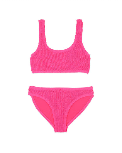 Minihaha - Koa Fluro Pink Bikini