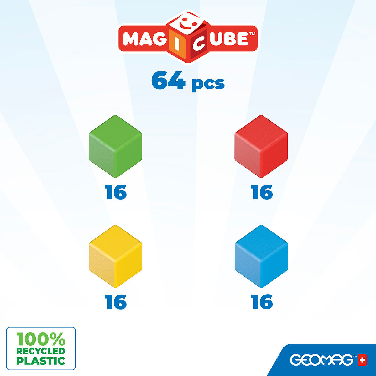 Geomag - Magicube Crystal 64pc