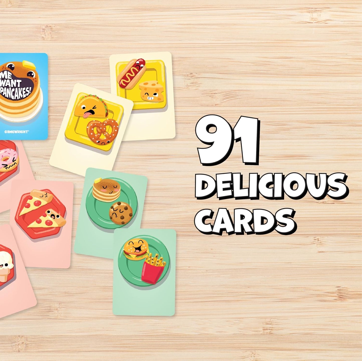 Me Want Pancakes! – Fast-Paced Family Card Game - by Gamewright