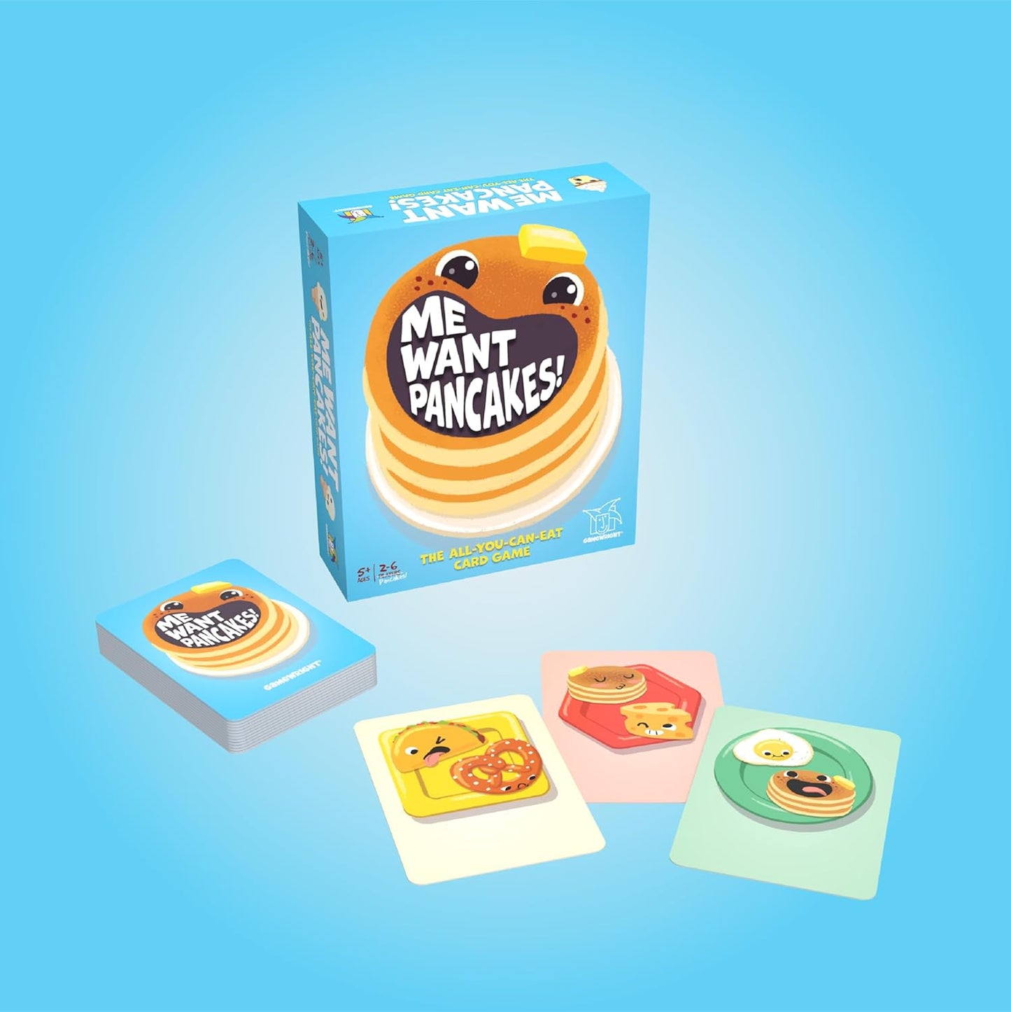 Me Want Pancakes! – Fast-Paced Family Card Game - by Gamewright