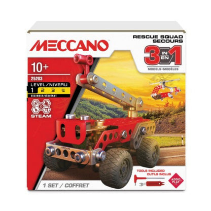 Meccano - 3-in-1 Multi Model Rescue Squad Set 25203