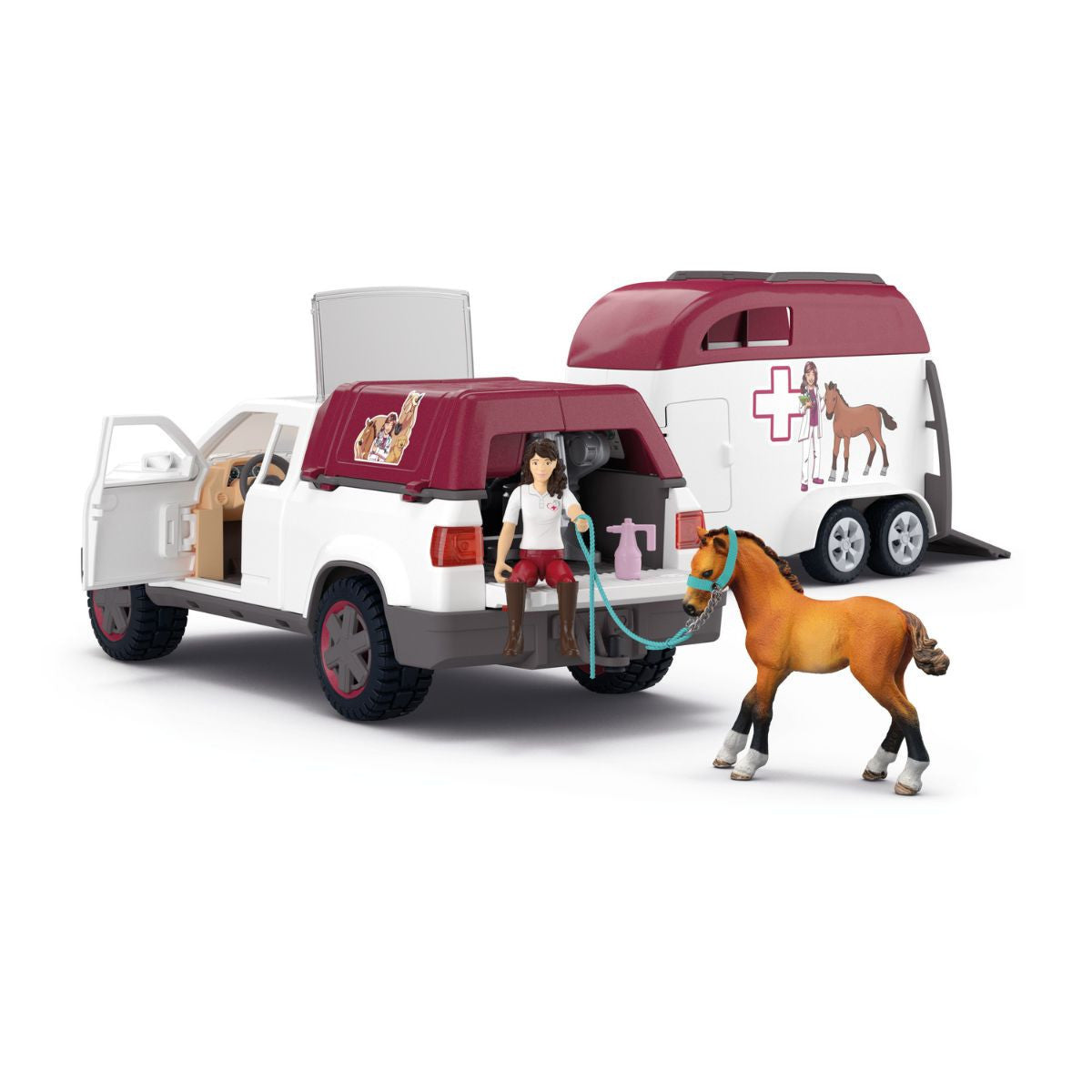 Schleich Horses - Ute with Trailor 42705