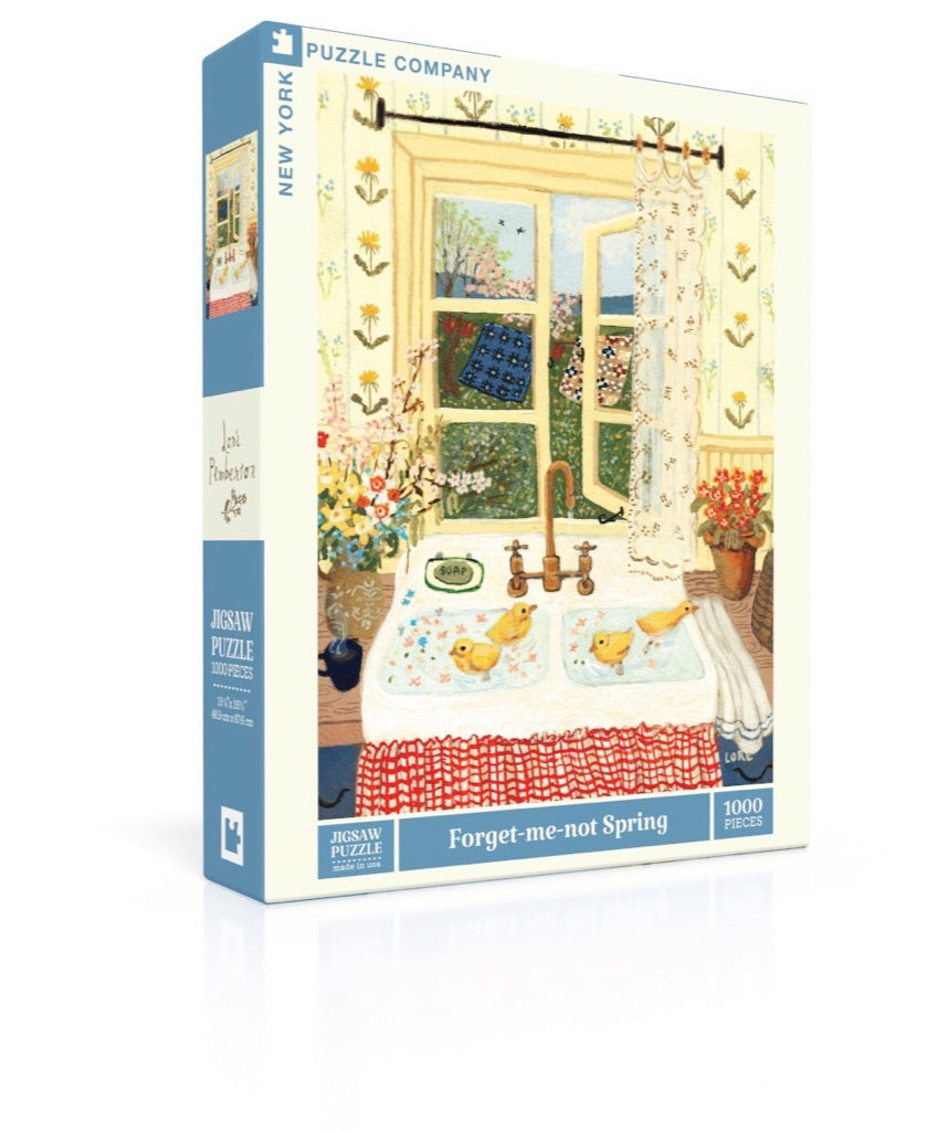 New York Puzzle Company 1000pc - Forget-me-not Spring Puzzle