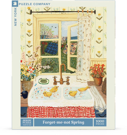 New York Puzzle Company 1000pc - Forget-me-not Spring Puzzle