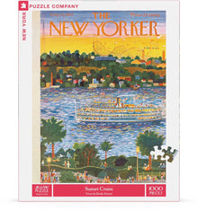 New York Puzzle Company 1000pc - Sunset Cruise Puzzle