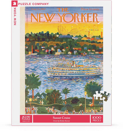New York Puzzle Company 1000pc - Sunset Cruise Puzzle