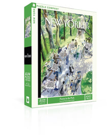 New York Puzzle Company 1000pc - Pawns in Park Puzzle