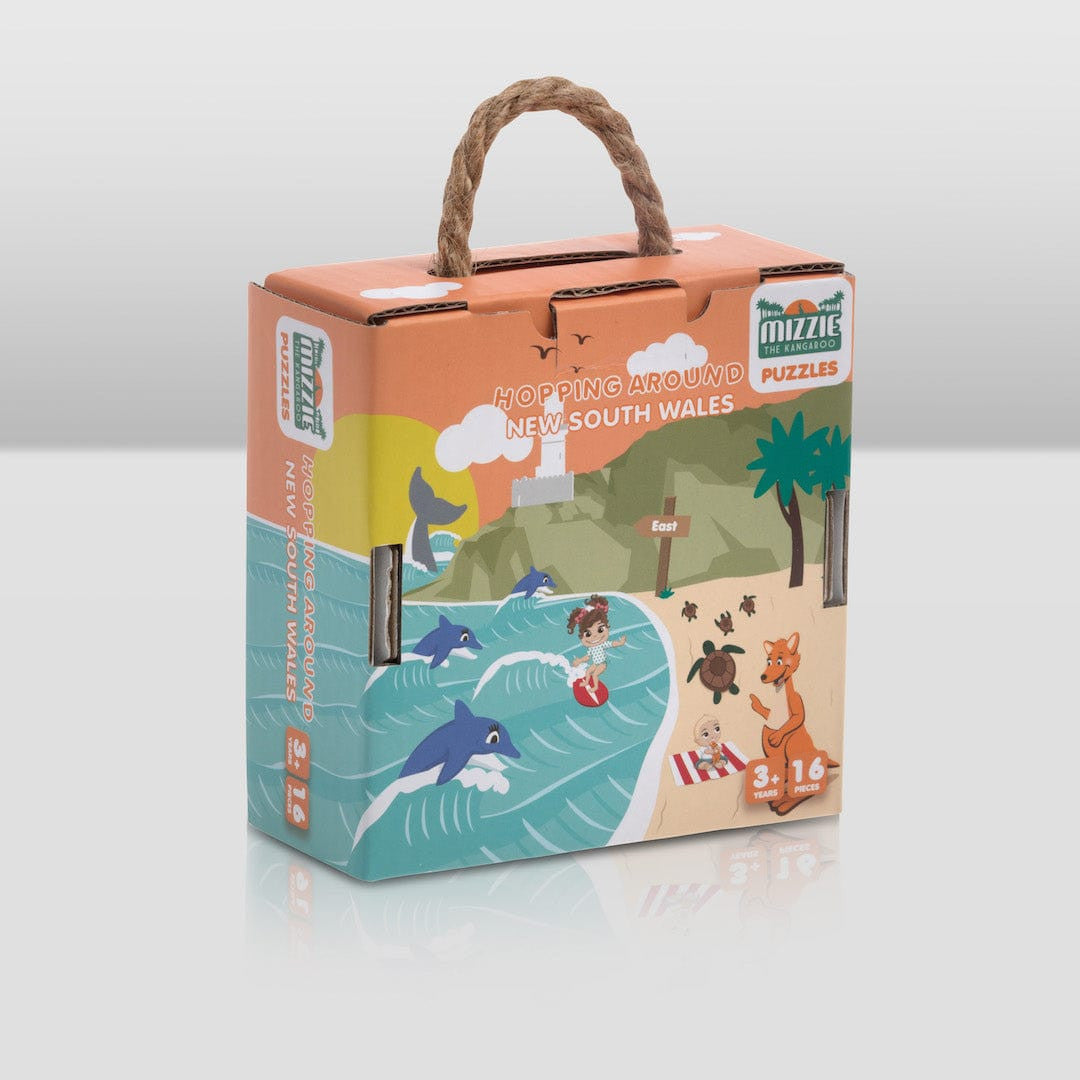 Mizzie the Kangaroo Collectible Puzzles - Hopping Around New South Wales
