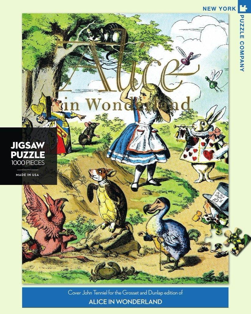 New York Puzzle Company 1000pc - Alice In Wonderland Puzzle
