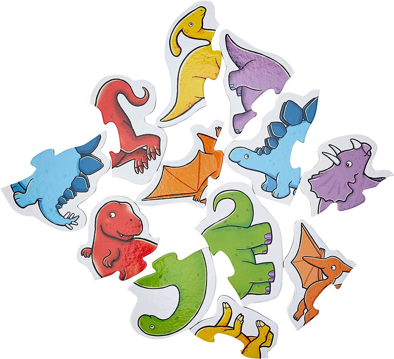 Orchard Toys - Dinosaur 6 x 2 Piece Puzzles