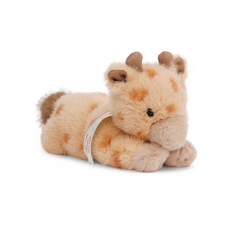 One Love Plush Willow the Giraffe lightly weighted sensory plush toy made from recycled fabrics