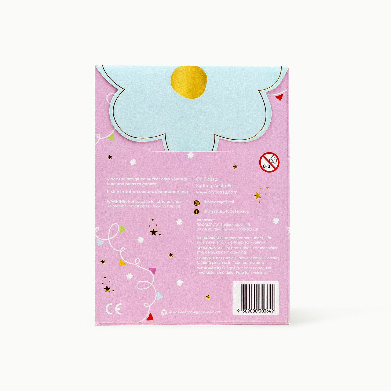 Oh Flossy - Stick-On Earrings