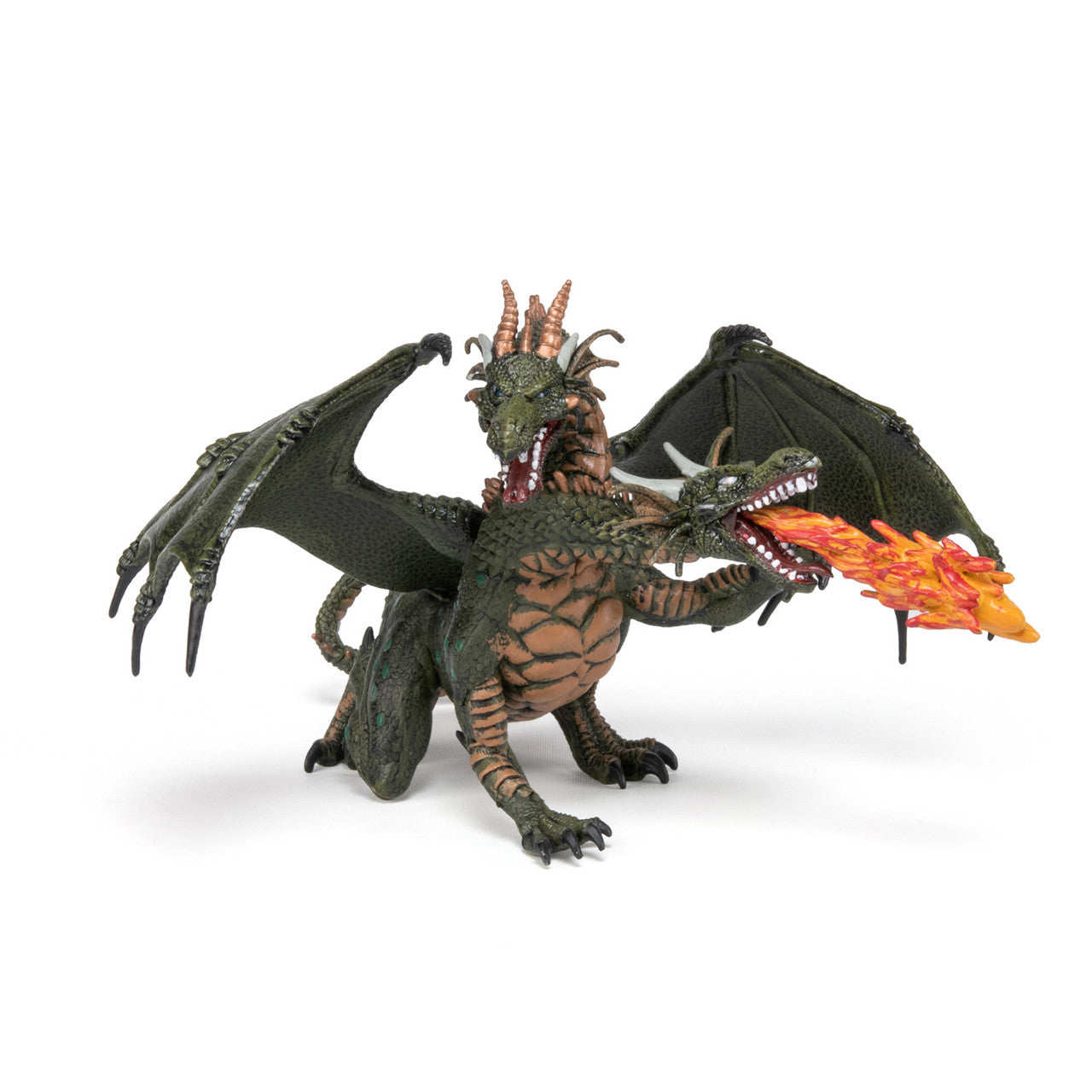 Papo -  Green Two Headed Dragon Figurine