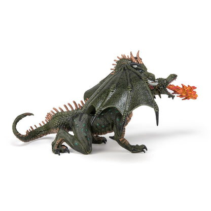 Papo -  Green Two Headed Dragon Figurine