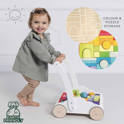 Le Toy Van - Petilou - Rainbow Baby Walker & Puzzle