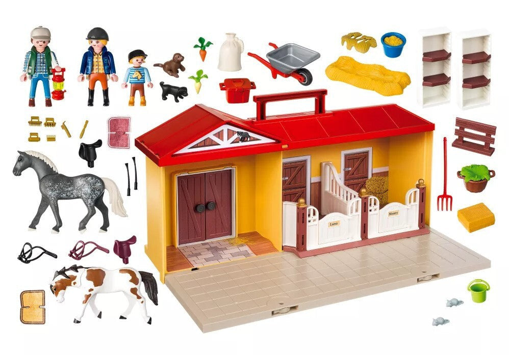 Playmobil Country - Take along Horse Centre 71393