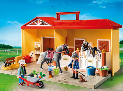 Playmobil Country - Take along Horse Centre 71393
