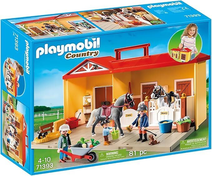 Playmobil - Take along Horse Centre 71393